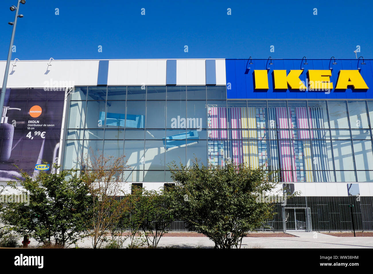 IKEA opens a gigantic store in newly amenaged Parilly area, Venissieux,  Rhone, France Stock Photo - Alamy