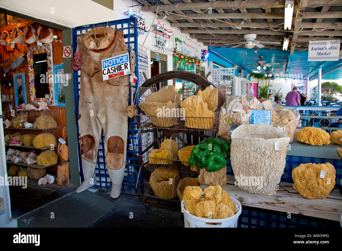 Tarpon Springs, Florida Seaport, USA, traditional Greek Sponge Industry