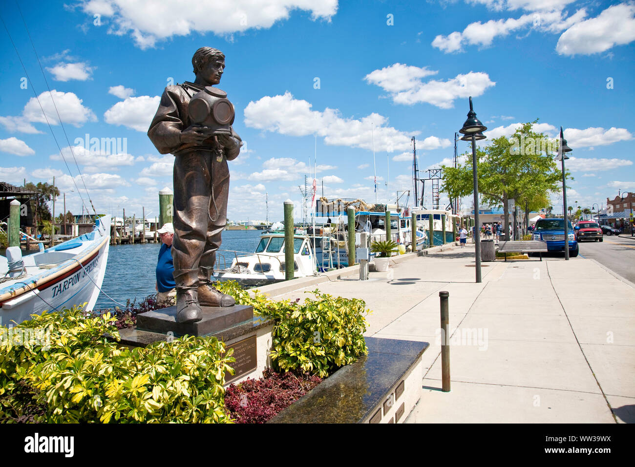 Tarpon Springs, Florida Seaport, USA, traditional Greek Sponge Industry Stock Photo Alamy
