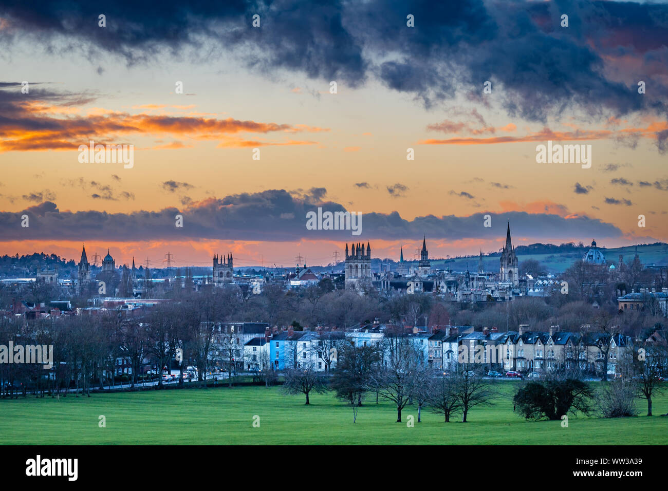 South Parks, Oxford, UK. Stock Photo