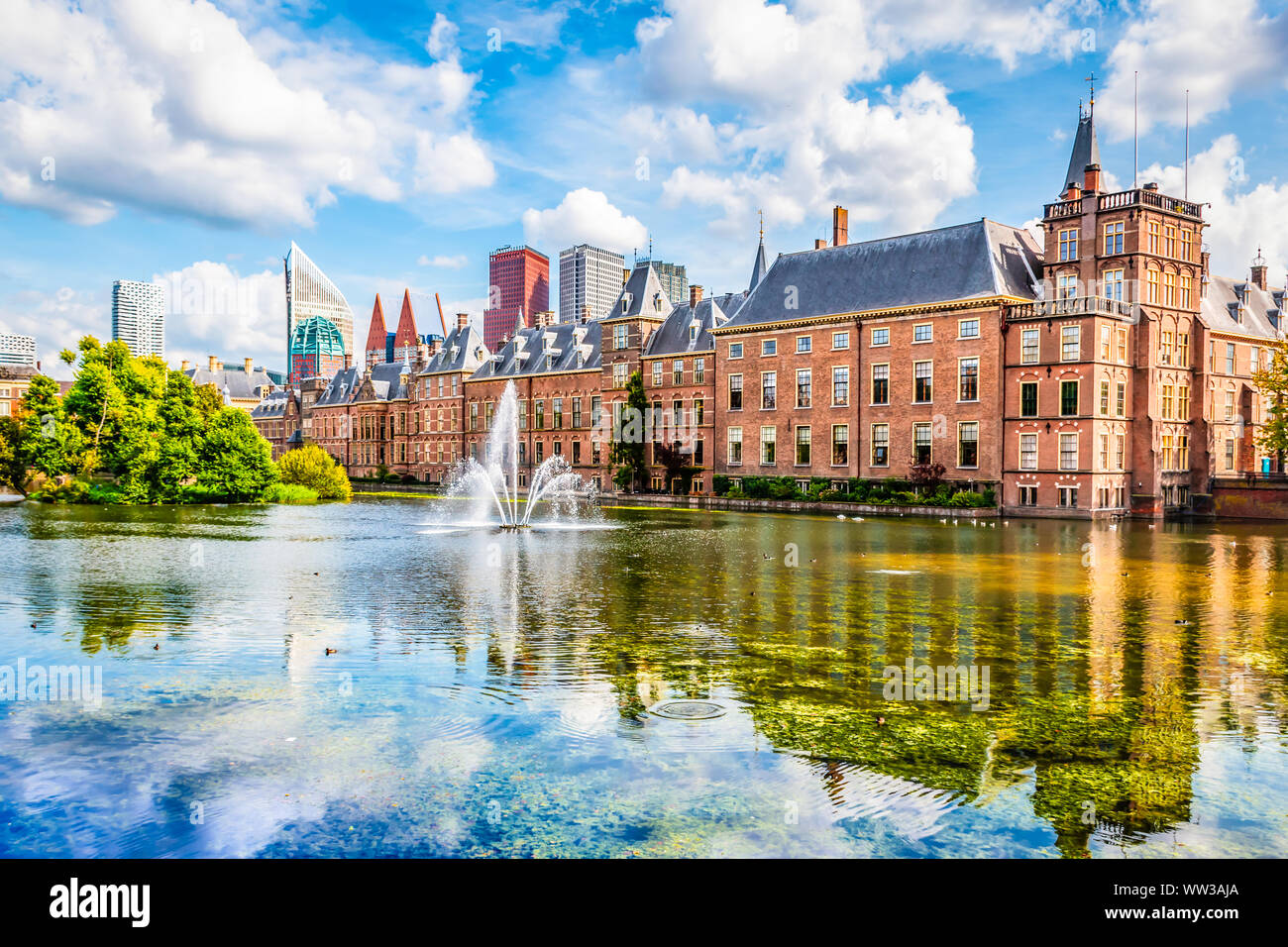 Dutch parliament of The Hague, The Netherlands. Stock Photo