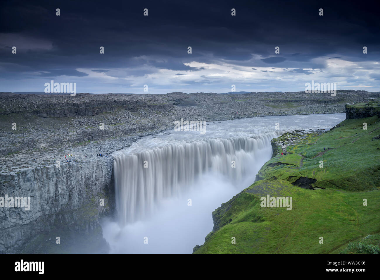 Dettifoss waterfall in Iceland Stock Photo