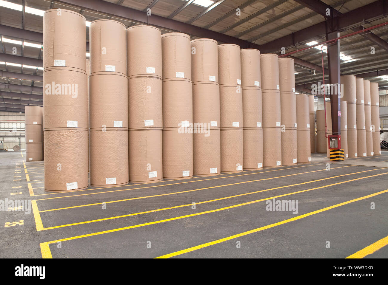 Paper Recycling Industry Stock Photo Alamy