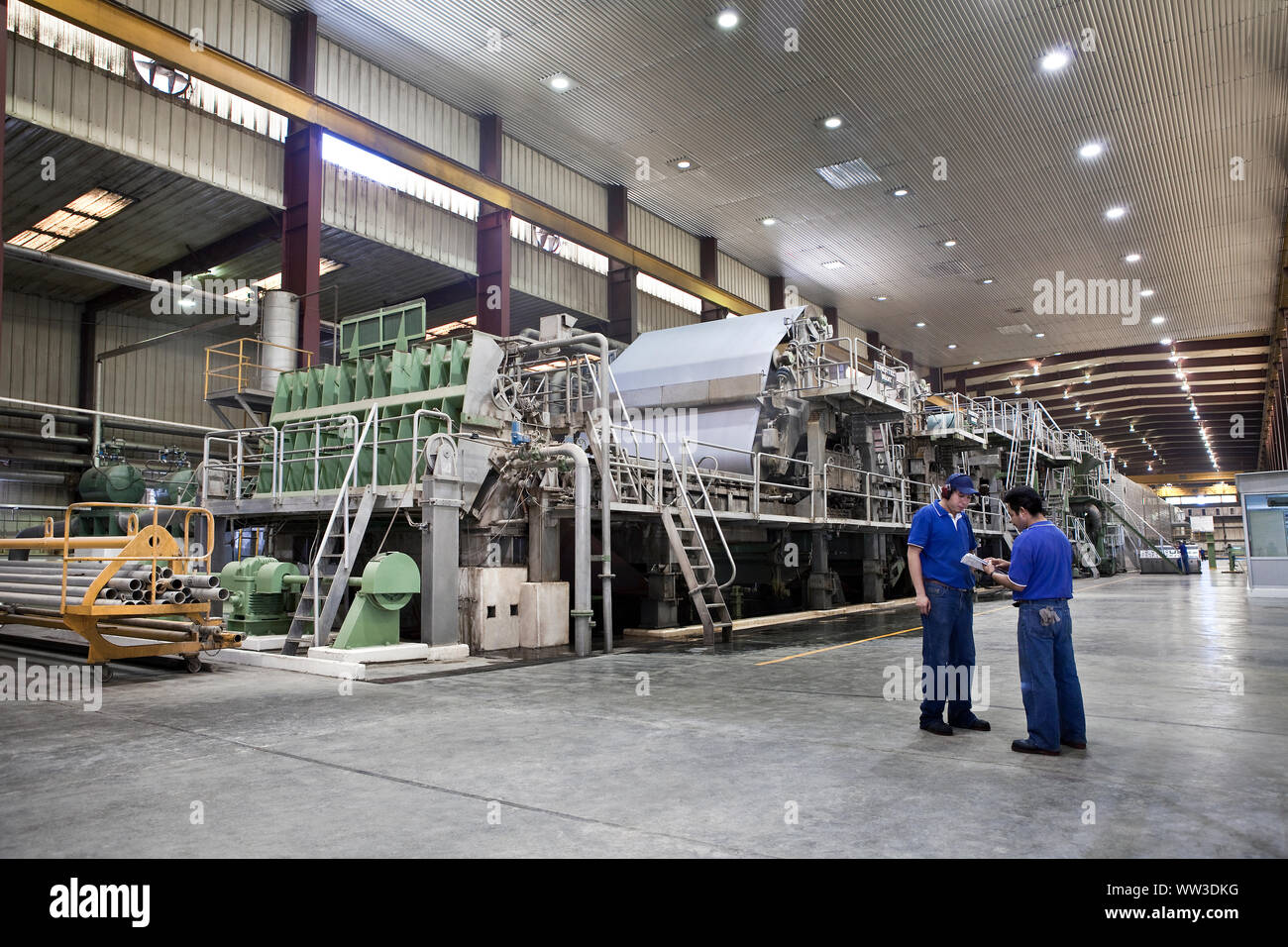 Paper Recycling Industry Stock Photo Alamy