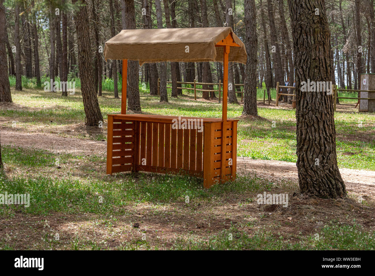 Wooden Kiosk High Resolution Stock Photography and Images - Alamy