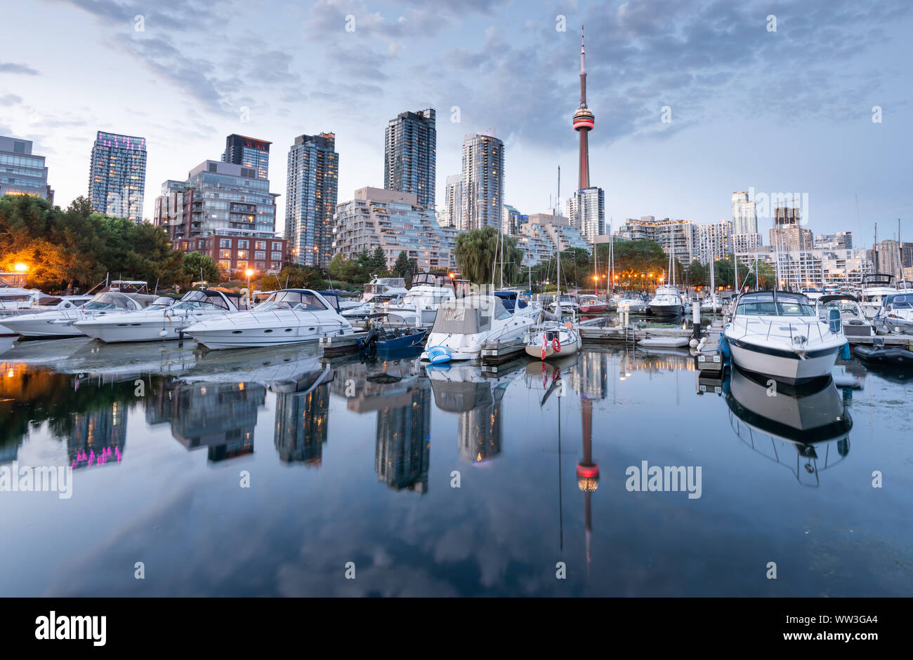 Toronto city skyline and waterfront, Ontario, Canada Stock Photo - Alamy
