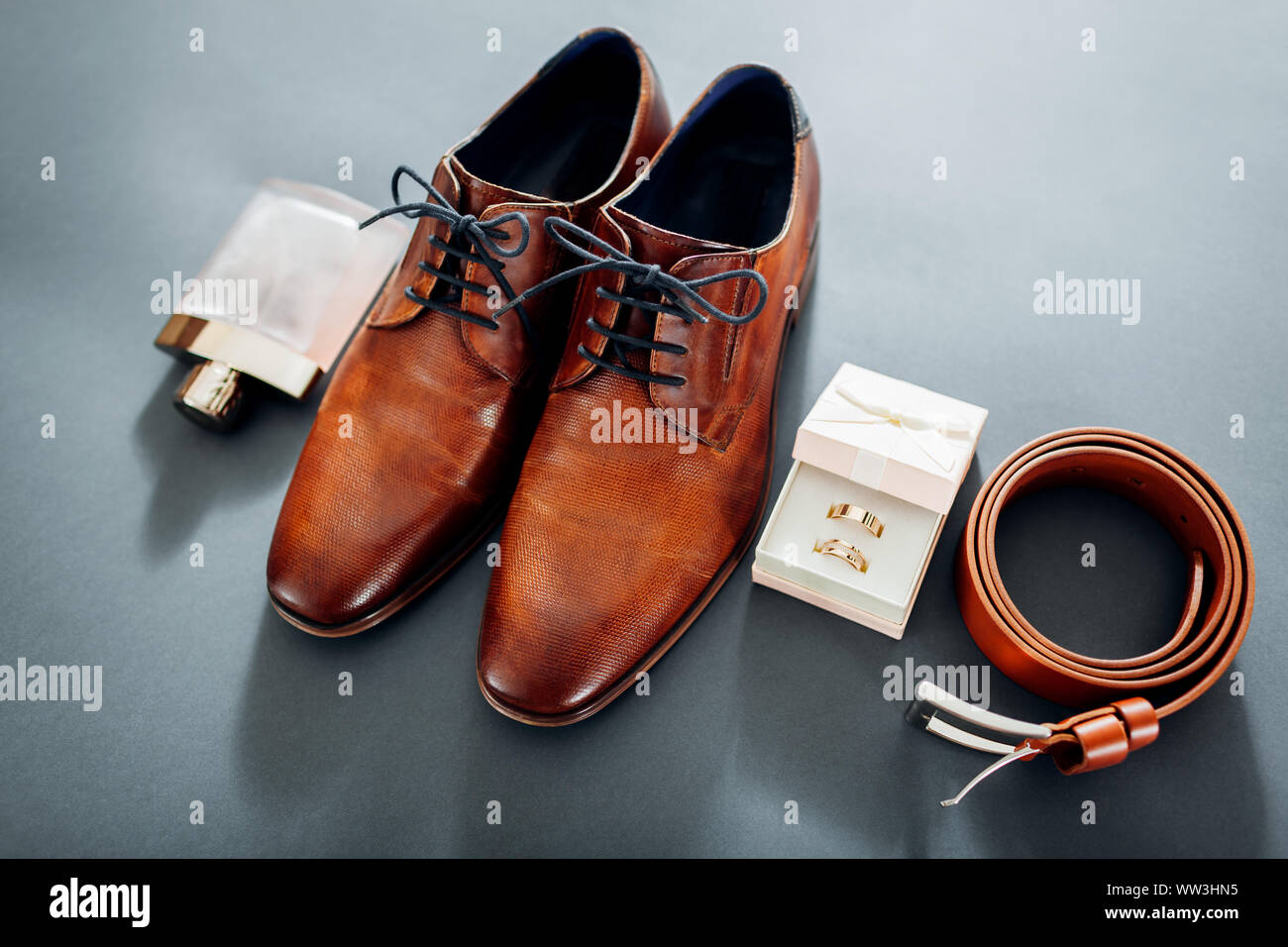 brown cult gaia dress The Deacon in Black with Matching Belt – George Lyon Shoes main image 1
