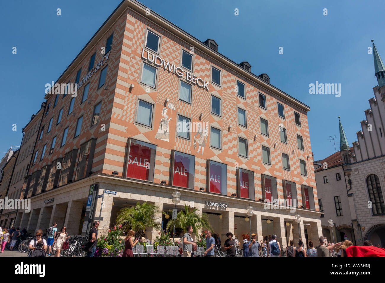 The Ludwig Beck department store in Munich, Bavaria, Germany Stock Photo Alamy