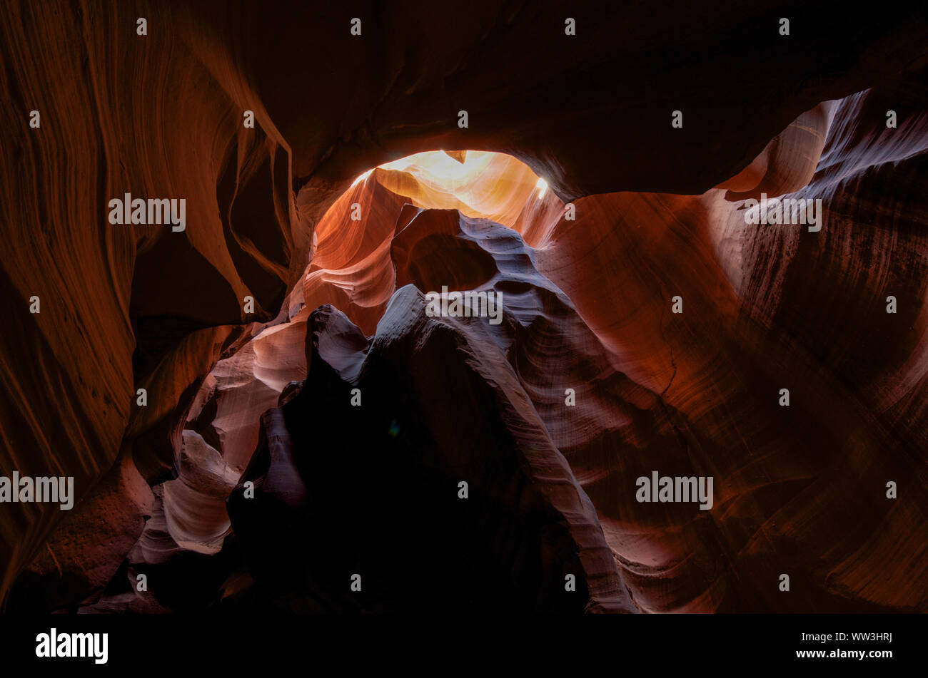 Lower And Upper Antelope Canyon Stock Photo Alamy Lower and upper antelope canyon stock photo alamy