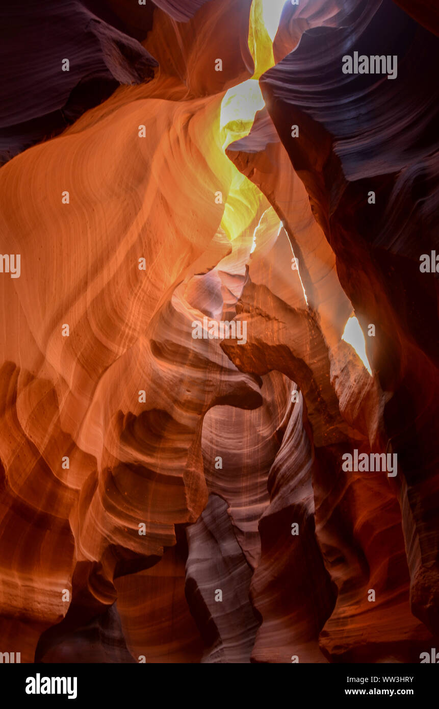 Lower And Upper Antelope Canyon Stock Photo Alamy Lower and upper antelope canyon stock photo alamy