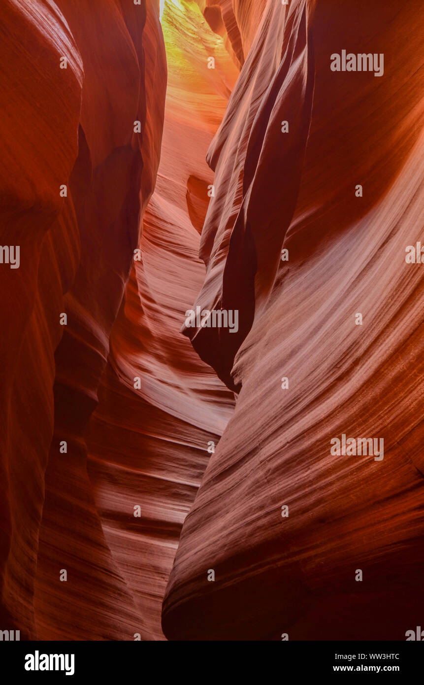 Lower And Upper Antelope Canyon Stock Photo Alamy Lower and upper antelope canyon stock photo alamy