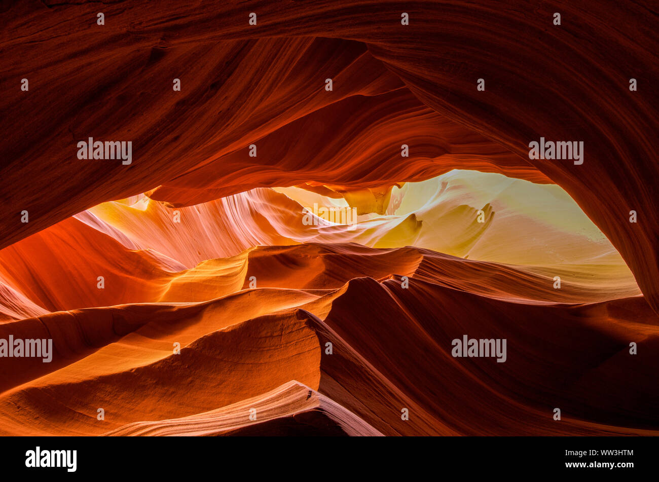 Lower And Upper Antelope Canyon Stock Photo Alamy Lower and upper antelope canyon stock photo alamy