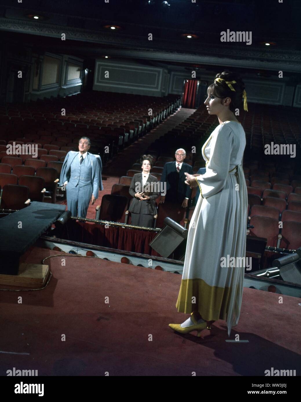 WALTER PIDGEON as Florenz Ziegfeld and BARBRA STREISAND as Fanny Brice