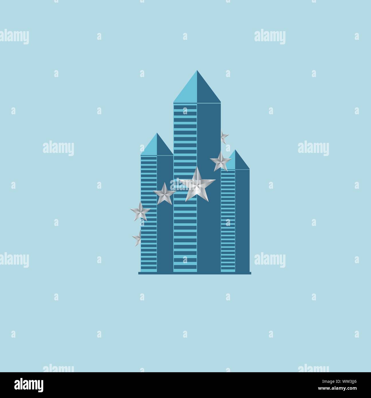 Real estate starstudded vector logo work Stock Vector Image & Art Alamy