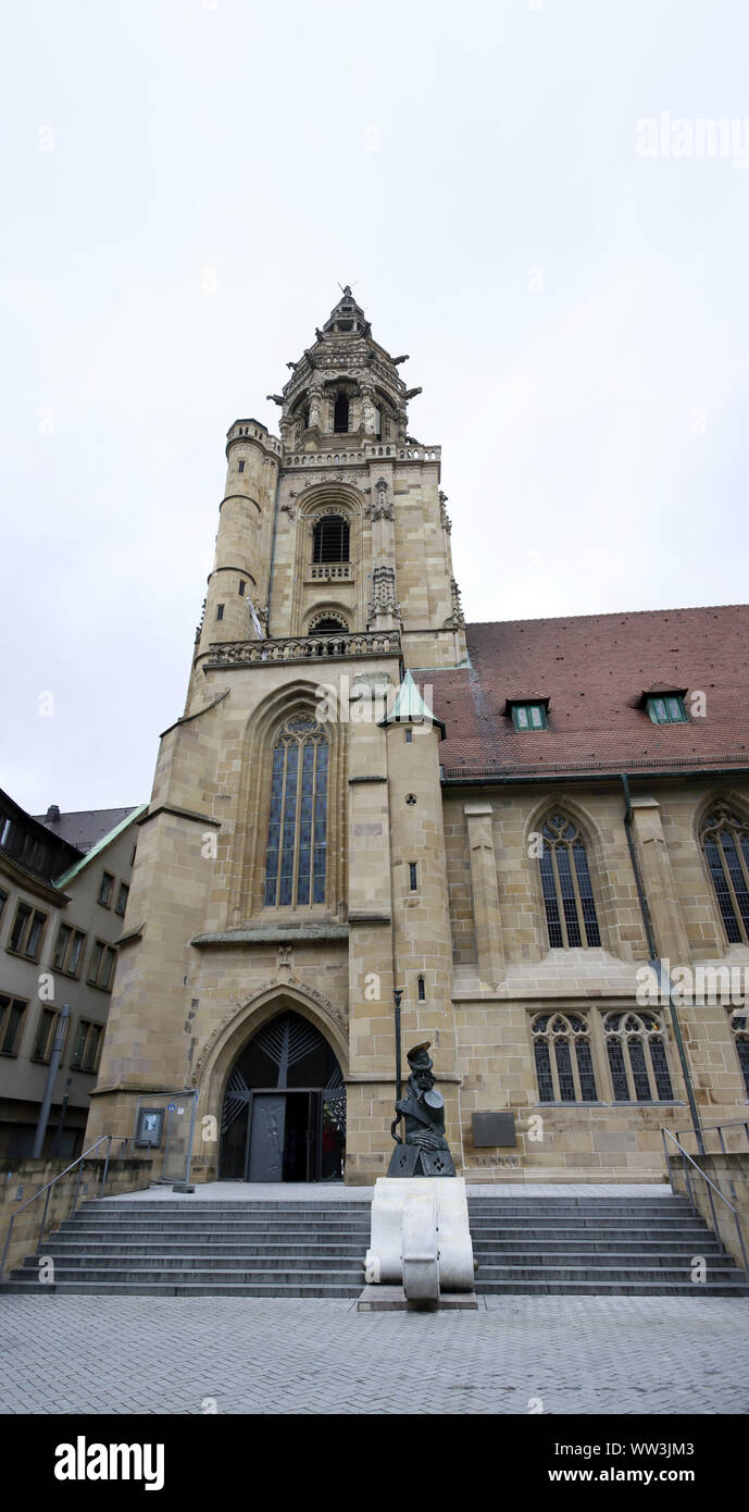 gotische evangelische Kirche St. Kilian, Heilbronn, Baden-Württemberg, Deutschland Stock Photo