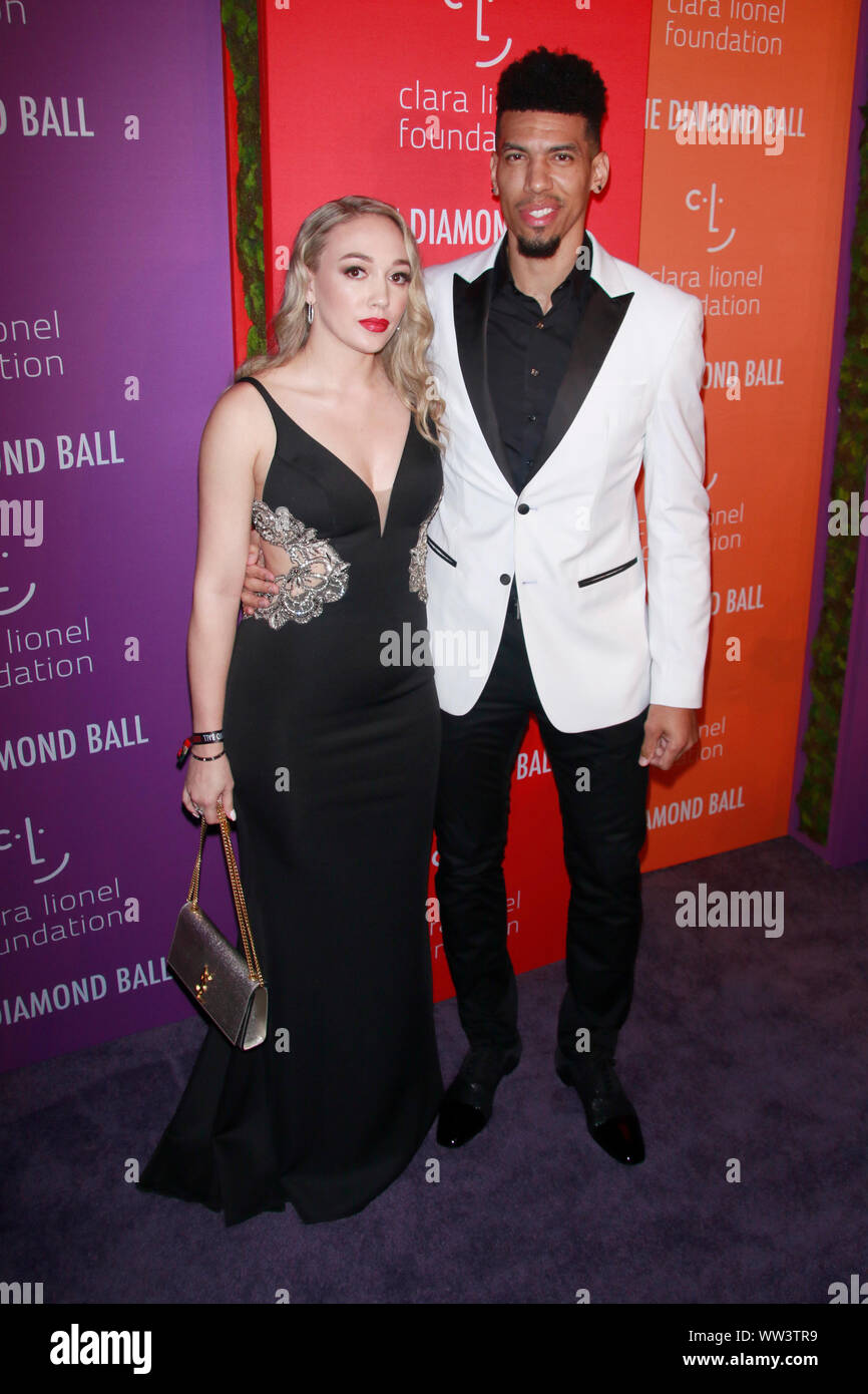 New York, NY, USA. 12th Sep, 2019. Blair Bashen and Danny Green at Clara Lionel FoundationÕs Fifth Annual Diamond Ball at Cipriani Wall Street on September 12, 2019 in New York City. Credit: Dc/Media Punch/Alamy Live News Stock Photo