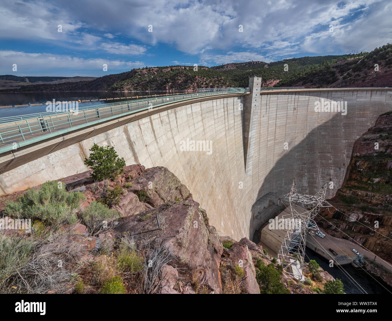 Flaming Dam, Flaming National Recreation Area, Dutch John