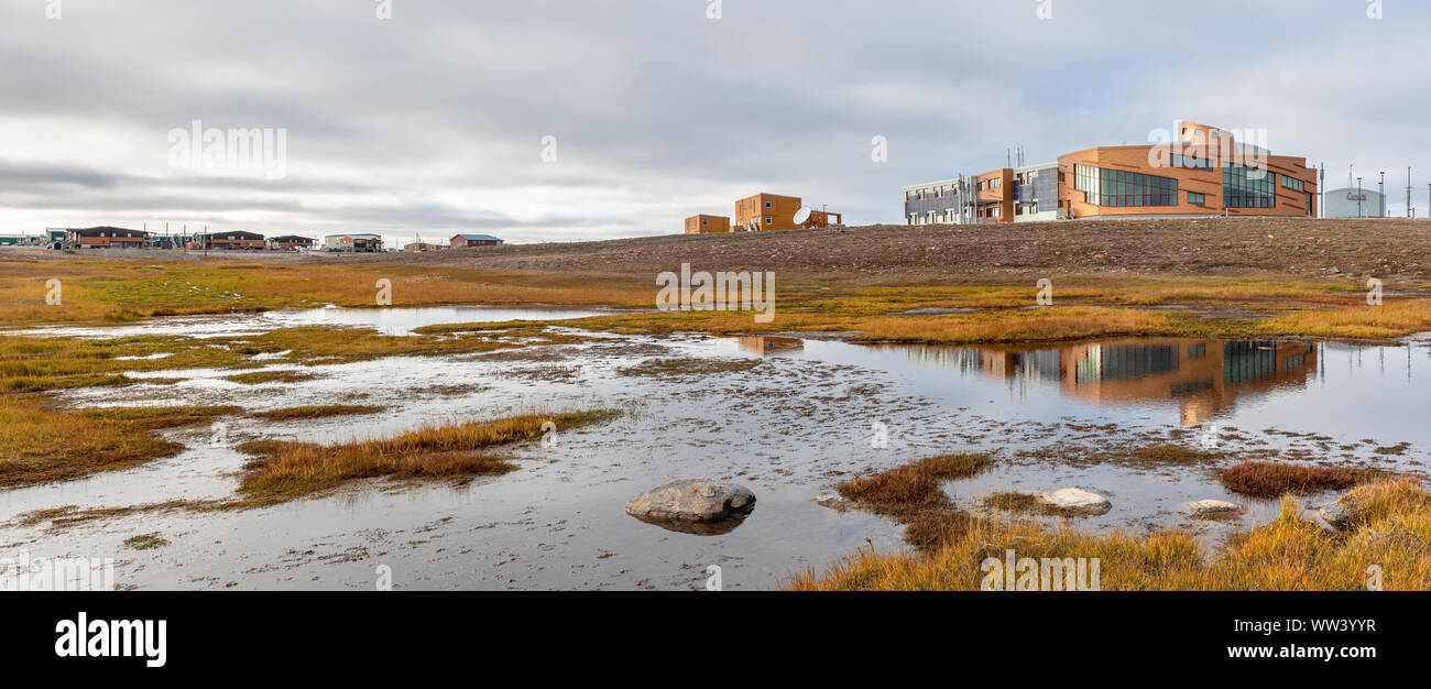 Canadian High Arctic Research Station in Cambridge Bay, Nunavut, Canada Stock Photo Alamy