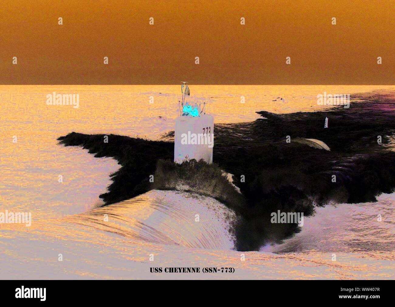 USS CHEYENNE (SSN773 Stock Photo Alamy