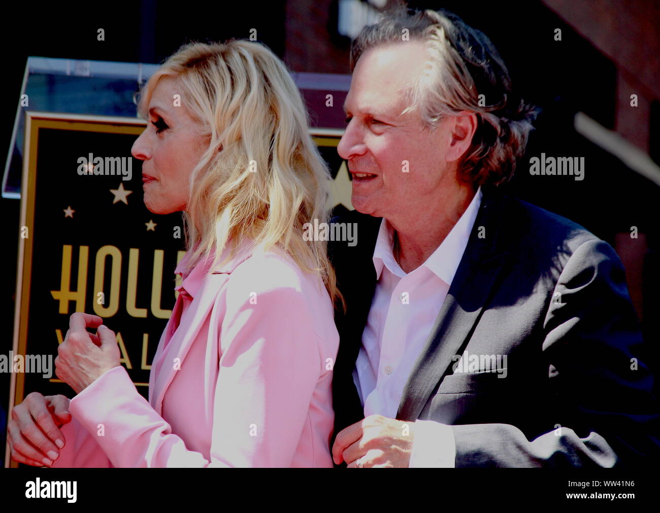 September 11, 2019, Hollywood, California, USA: I16065CHW.Hollywood Chamber Of Commerce Honors Actress Judith Light With Star On The Hollywood Walk Of Fame .6200 Hollywood Boulevard, Hollywood, California, USA  .09/12/2019 .JUDITH LIGHT AND HUSBAND ROBERT DESIDERIO.Â©Clinton H.Wallace/Photomundo International/  Photos Inc  (Credit Image: © Clinton Wallace/Globe Photos via ZUMA Wire) Stock Photo
