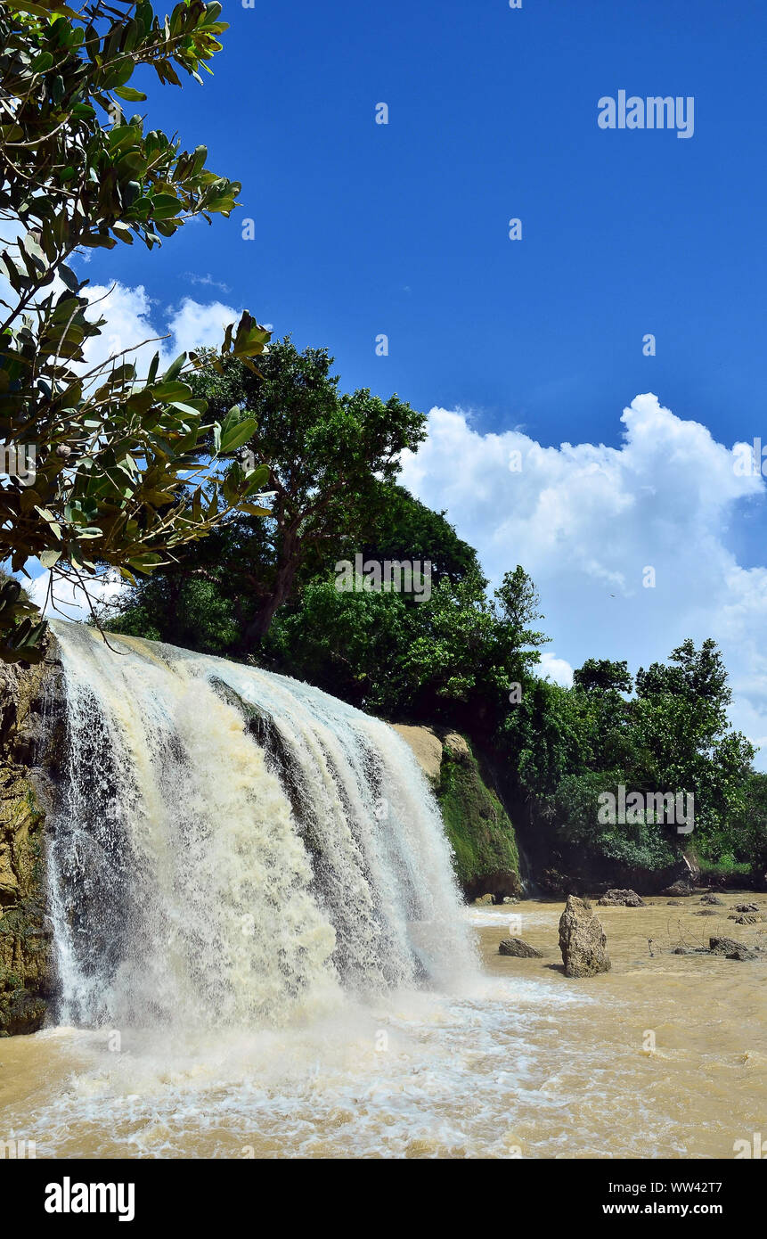 Toroan Waterfall - Madura Island, East Java, Indonesia Stock Photo