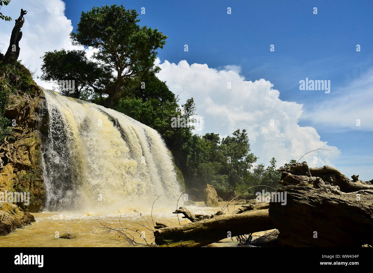 Toroan Waterfall - Madura Island, East Java, Indonesia Stock Photo