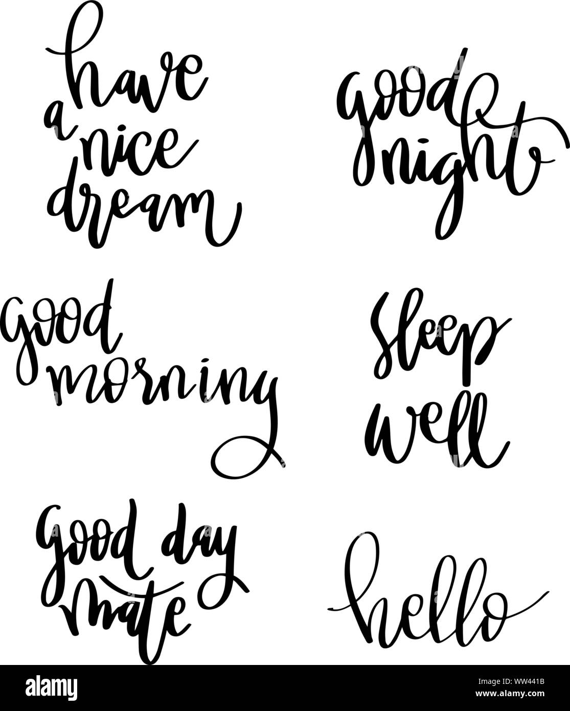 Words texts Stock Vector Images - Alamy