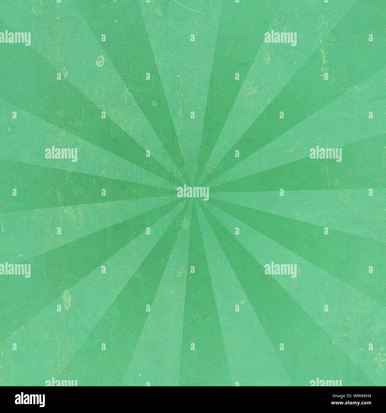 Green vintage background, sun burst effect Stock Photo Alamy