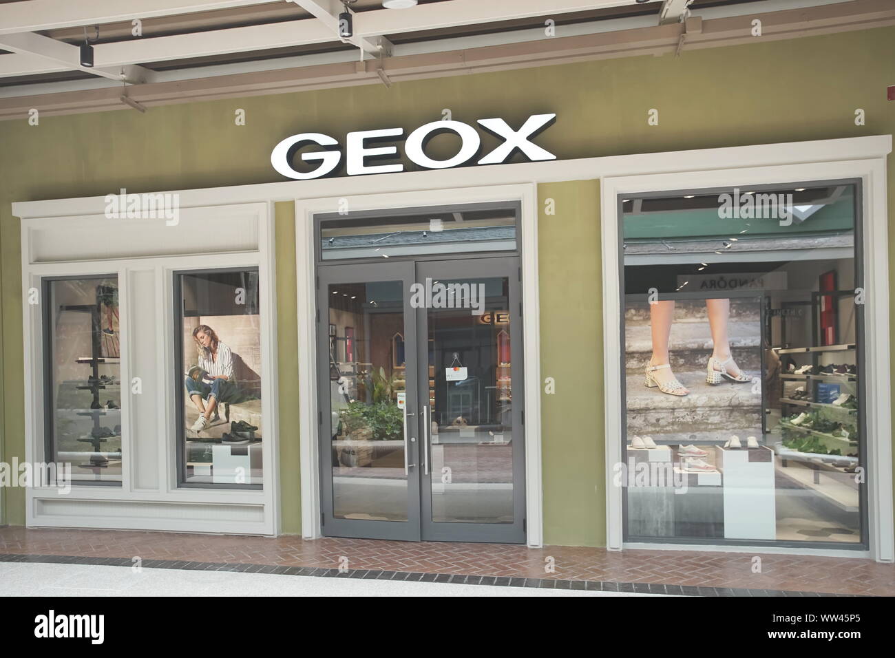 Samut Prakan, Thailand - September 06, 2019: GEOX store in the new one  shopping mall named Central Village Stock Photo - Alamy