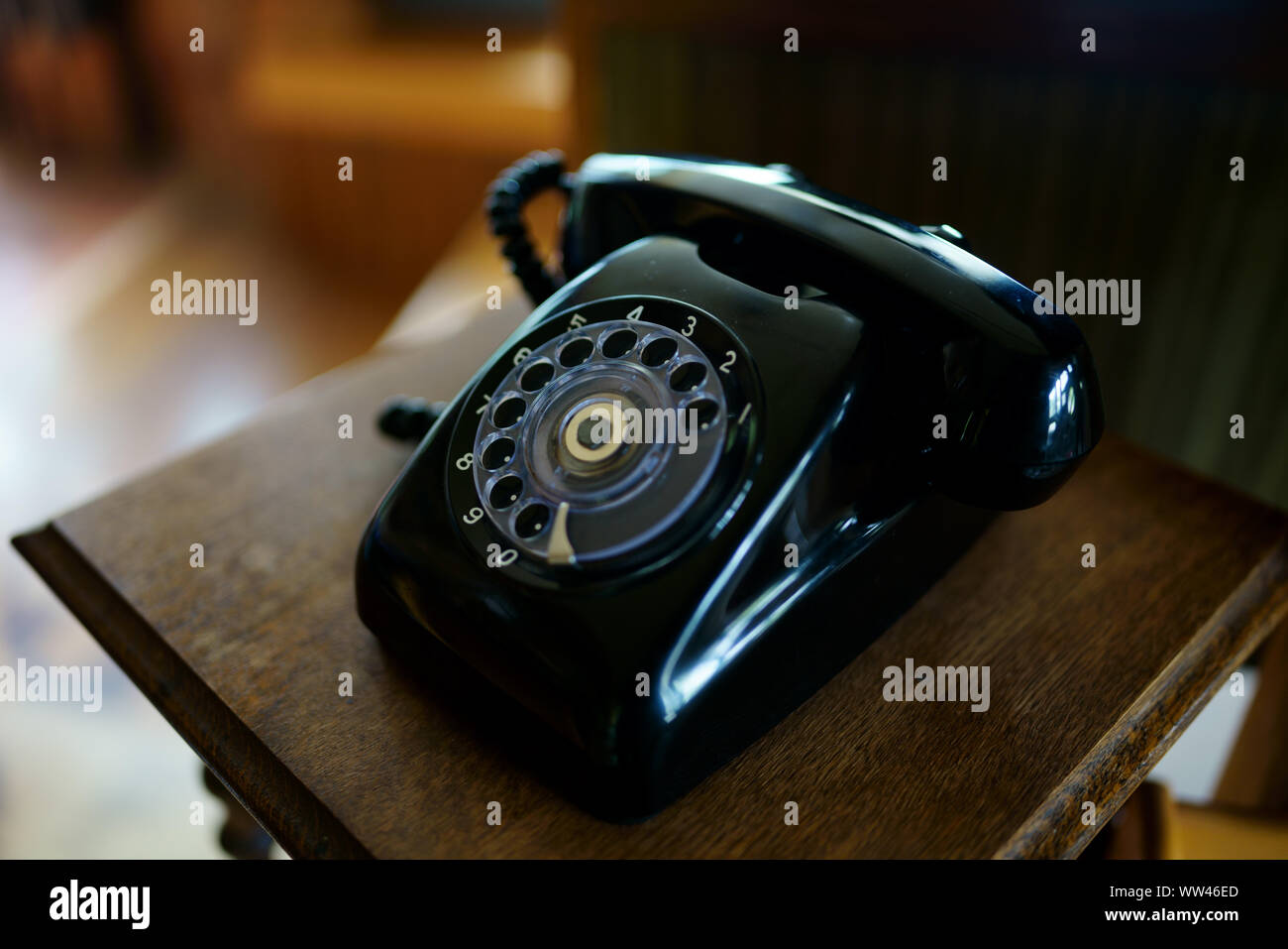 old-fashioned-black-telephone-stock-photo-alamy