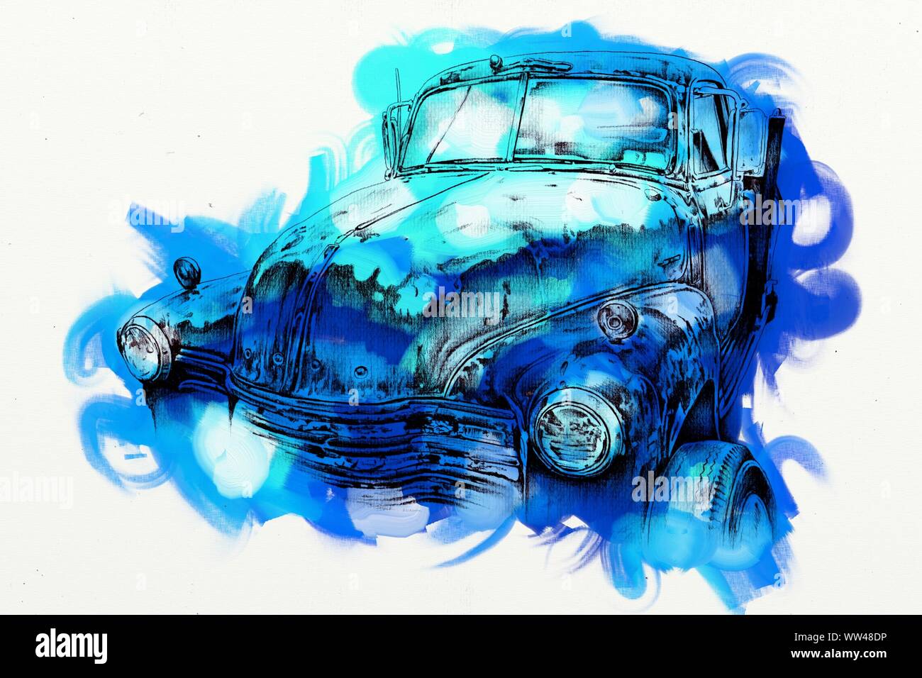 old classic car retro vintage Stock Photo - Alamy