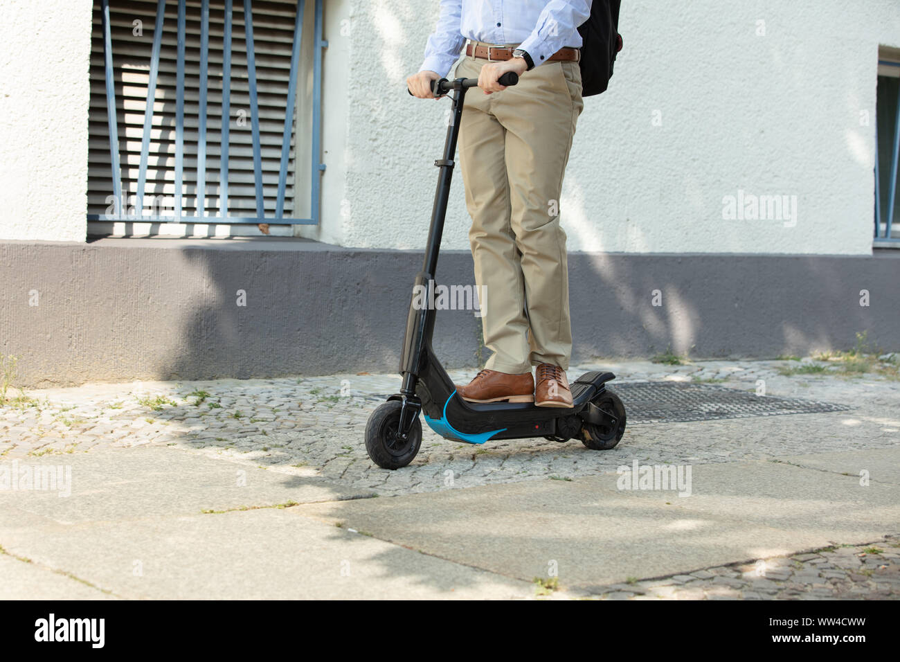 Electric kick scooter hires stock photography and images Alamy