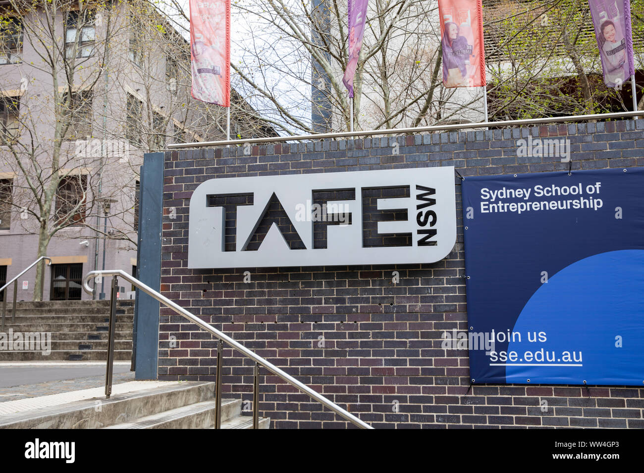 TAFE NSW, technical and further education training provider, campus site in Ultimo,Sydney,Australia Stock Photo