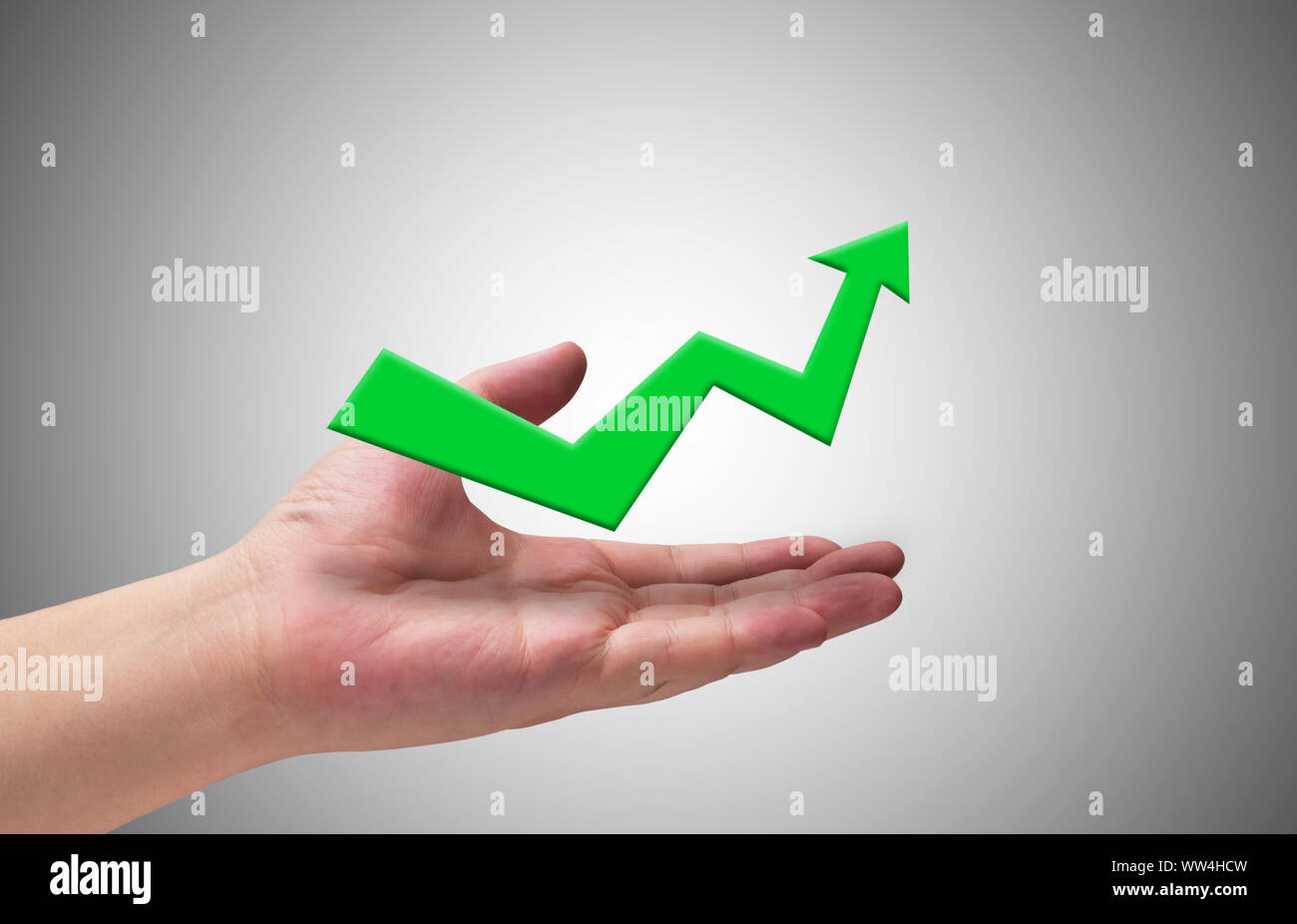 Growth success concept hand hi-res stock photography and images - Alamy