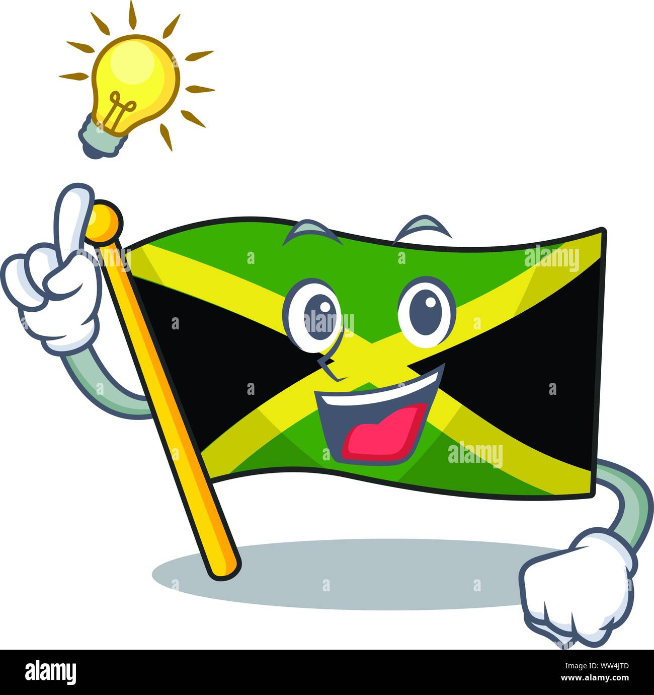 Have an idea jamaica flag folded in character drawer Stock Vector Image &  Art - Alamy