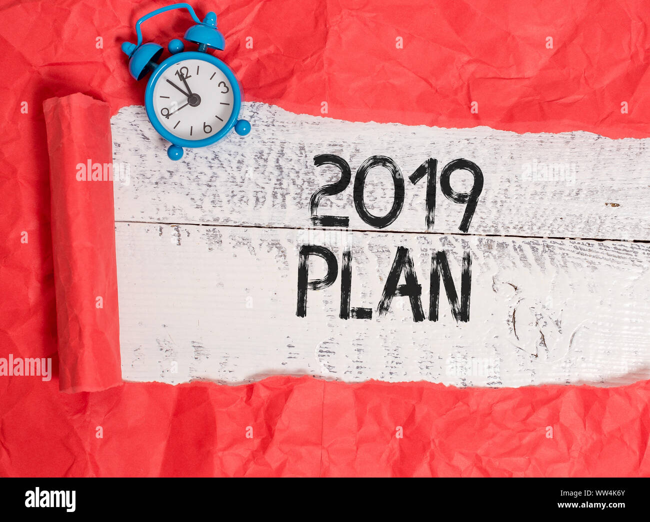 Writing note showing 2019 Plan. Business concept for setting up your ...