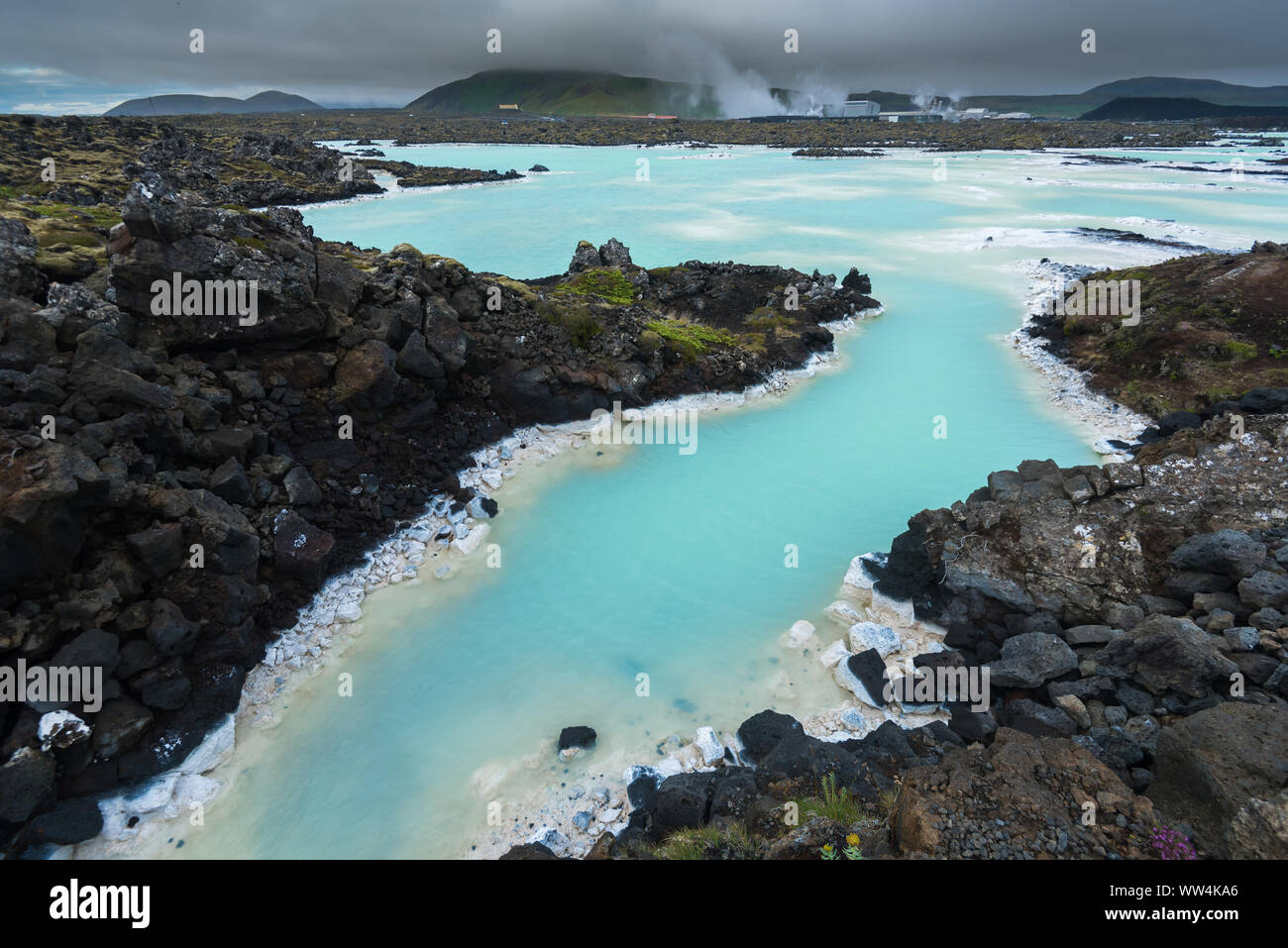 Blue lagoon attraction people hi-res stock photography and images - Alamy