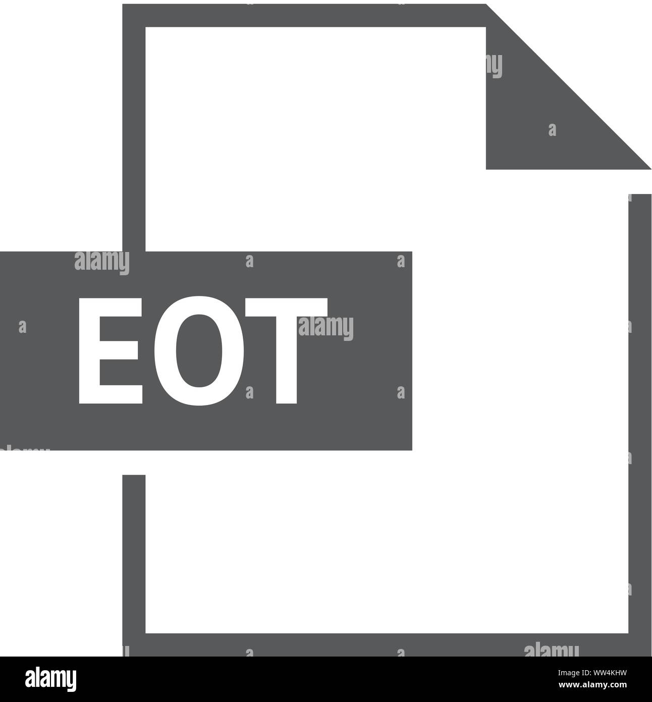 File Format Icon In Black And White Web Fonts Vector Illustration