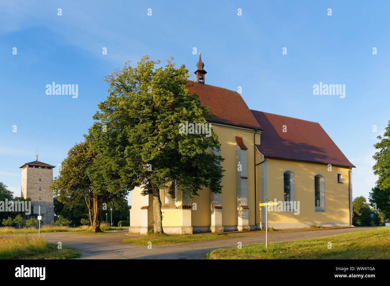 Pilgrimage church Maria Schray, Pfullendorf, Linzgau, Upper Swabia, Baden-Wuerttemberg, Germany Stock Photo