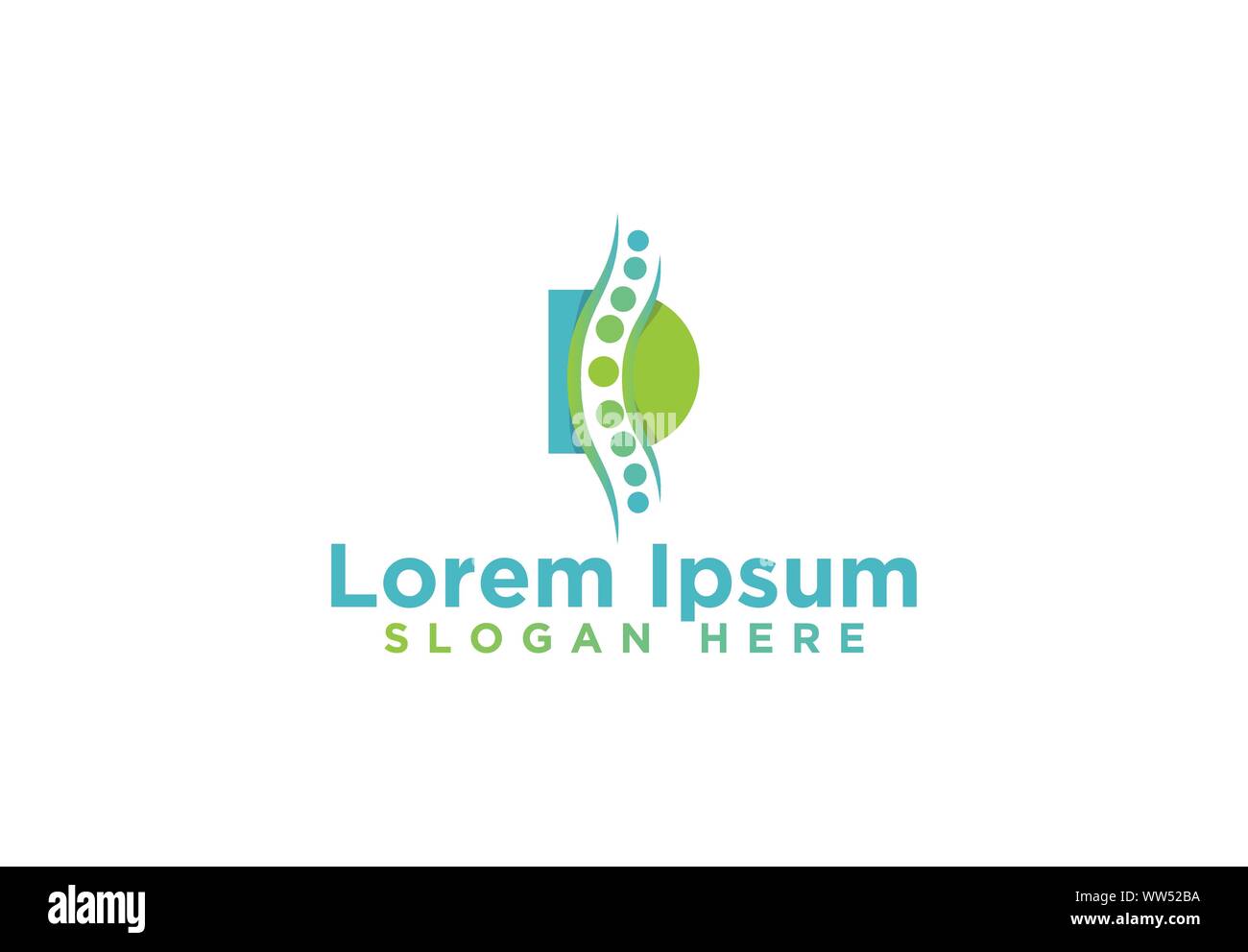 spine Logo Designs Vector Illustration Stock Vector
