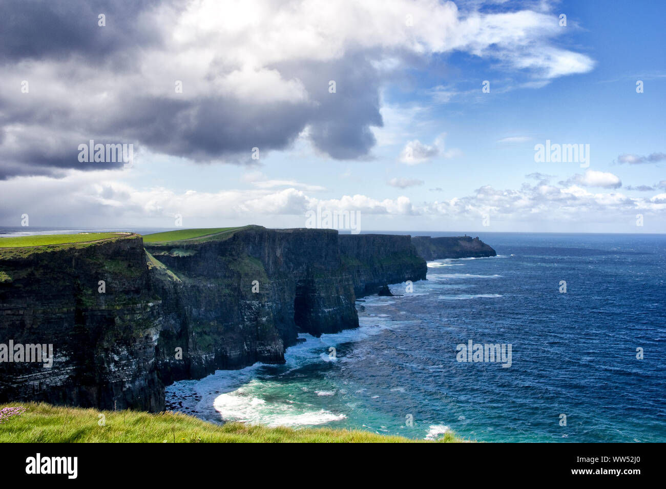 Ireland, County Clare, Cliffs of Moher, Stock Photo