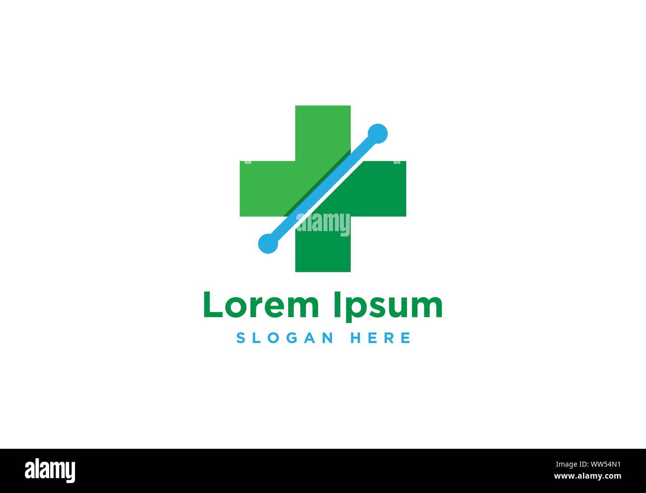 Medical Cross and Health Pharmacy Logo Vector Template Stock Vector ...