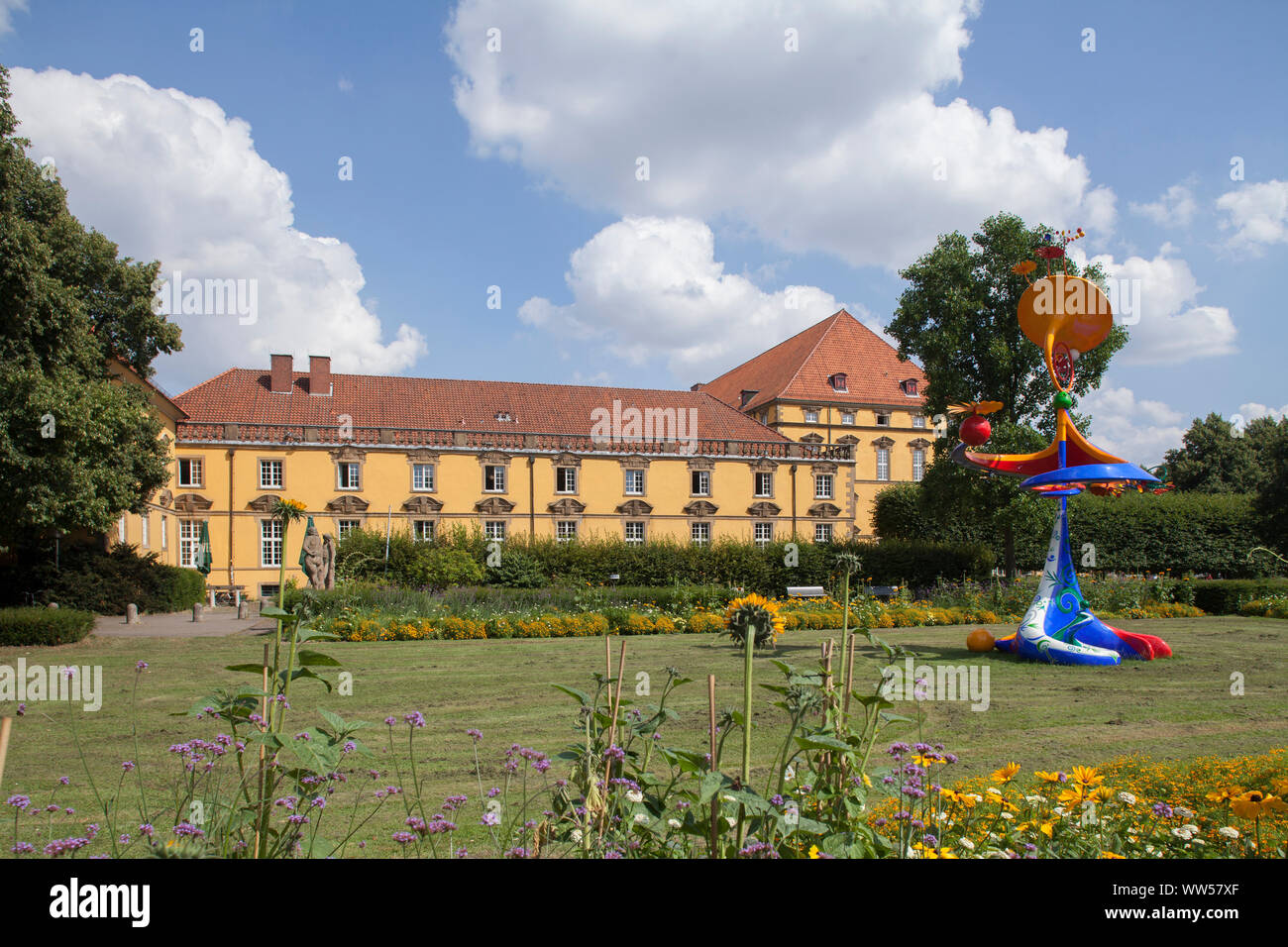 Prince-archbishop castle, site of the university, OsnabrÃ¼ck, Lower Saxony, Germany, Europe Stock Photo