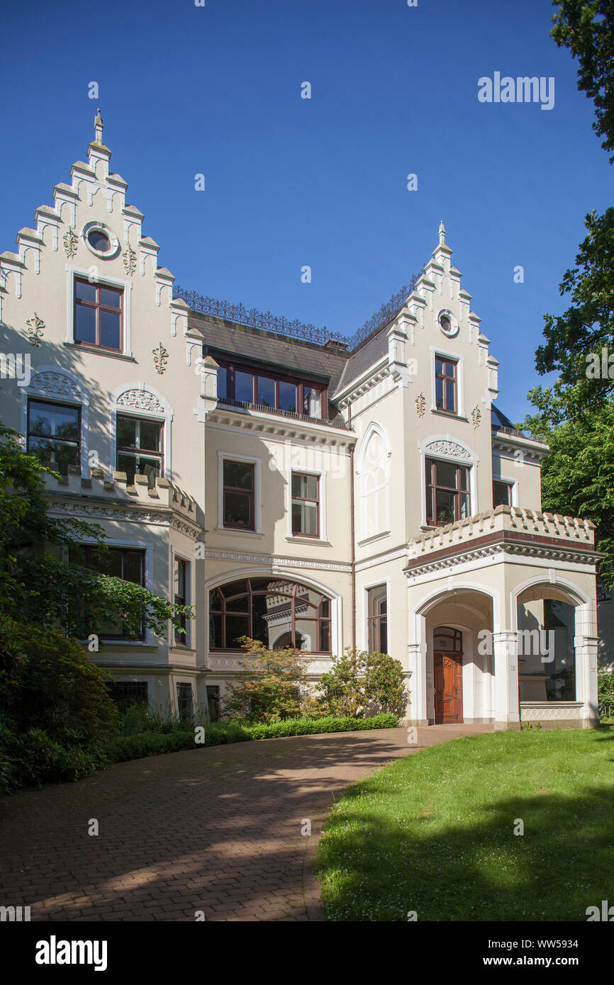 GrÃ¼nderzeit Villa in Schwachhausen, Bremen, Germany, Europe Stock Photo