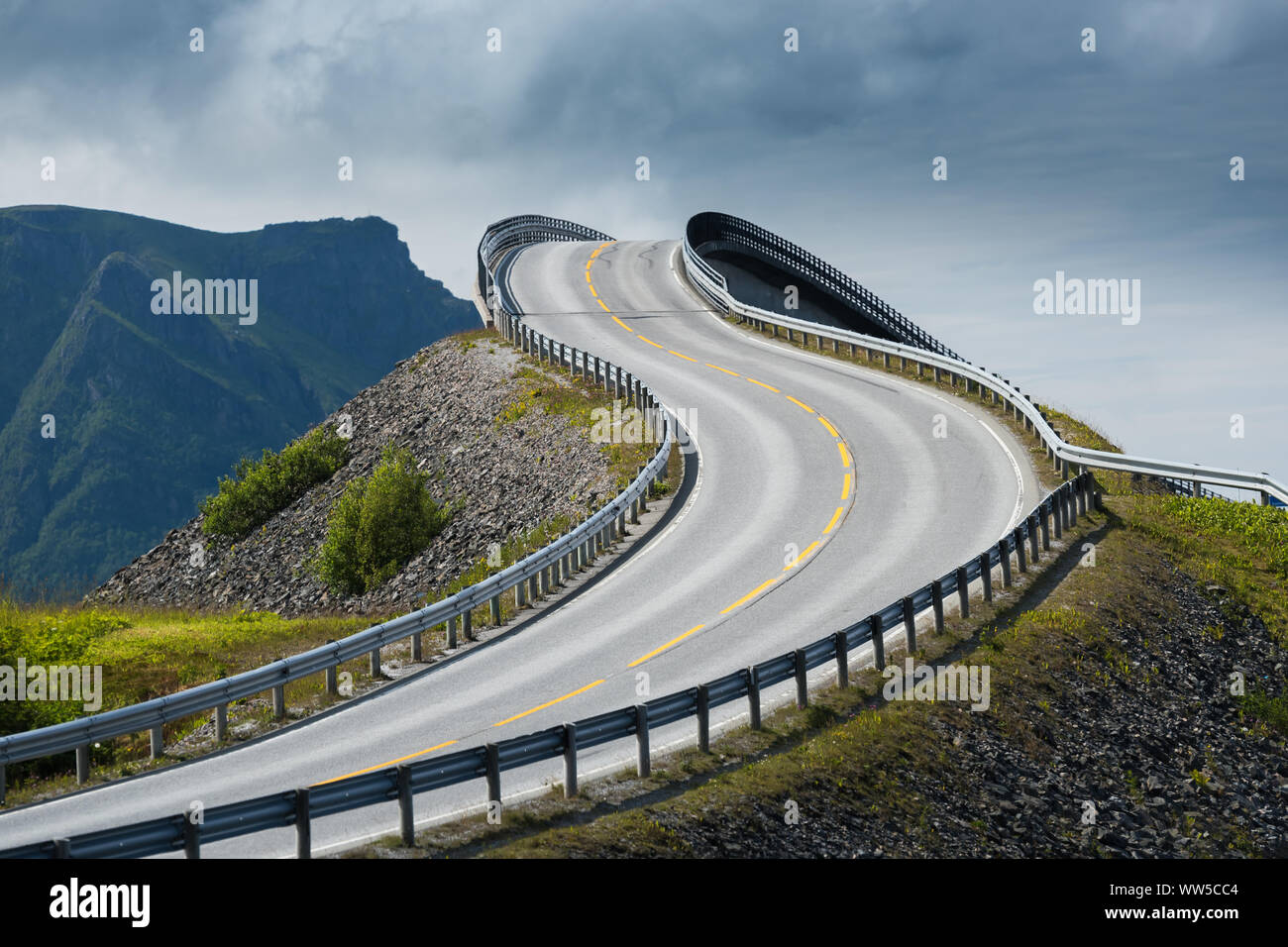 Atlantic ocean road, Norway Stock Photo Alamy