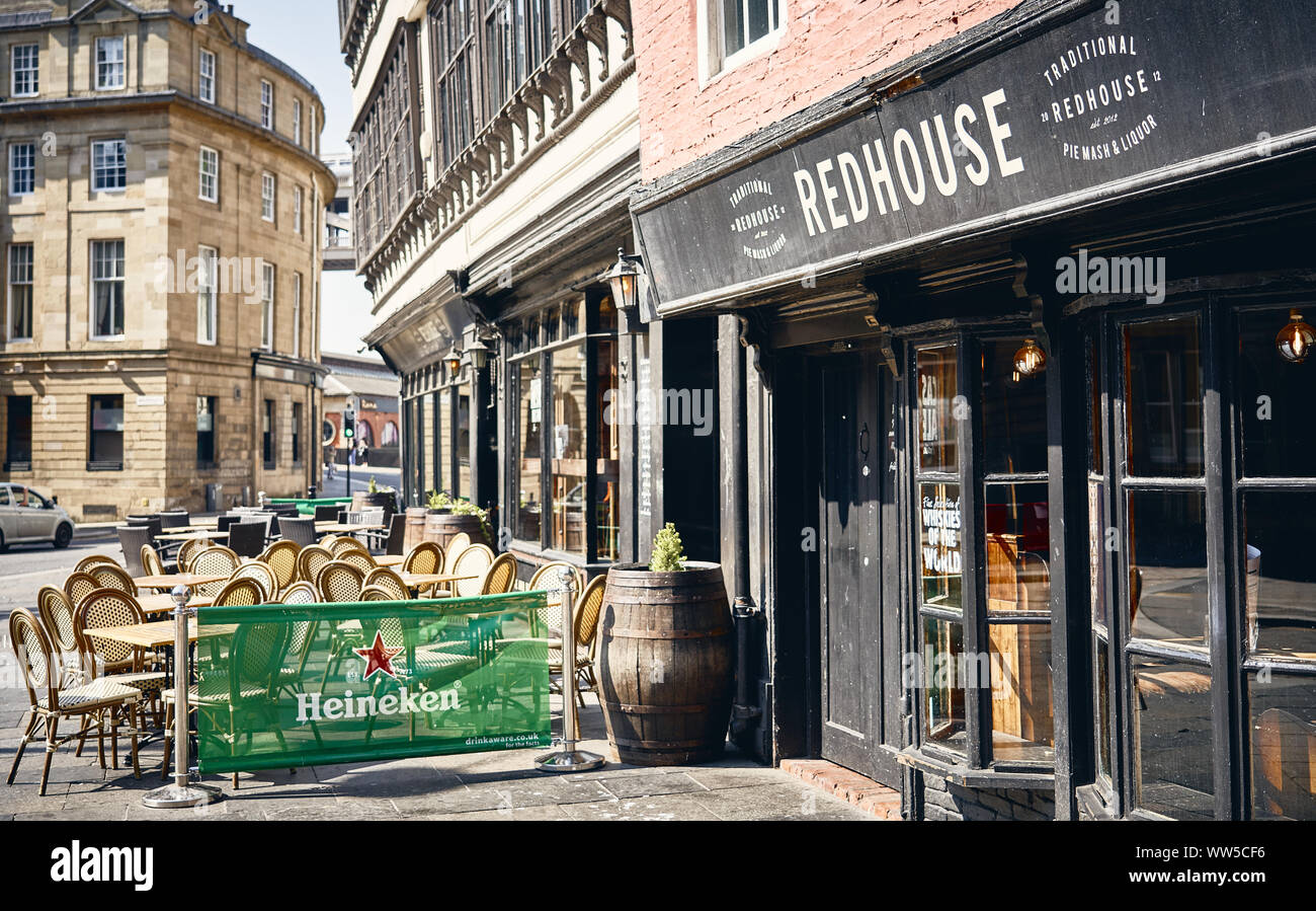 NEWCASTLE UPON TYNE, ENGLAND, UK MAY 08, 2018 The traditional