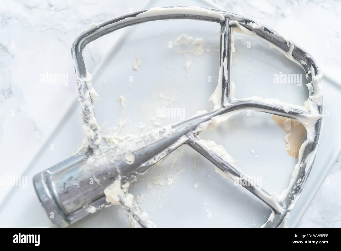 Paddle Attachment For Standing Kitchen Mixer Stock Photo Alamy the-kitchenaid-attachment-that-makes-homemade-bread-almost-effortless