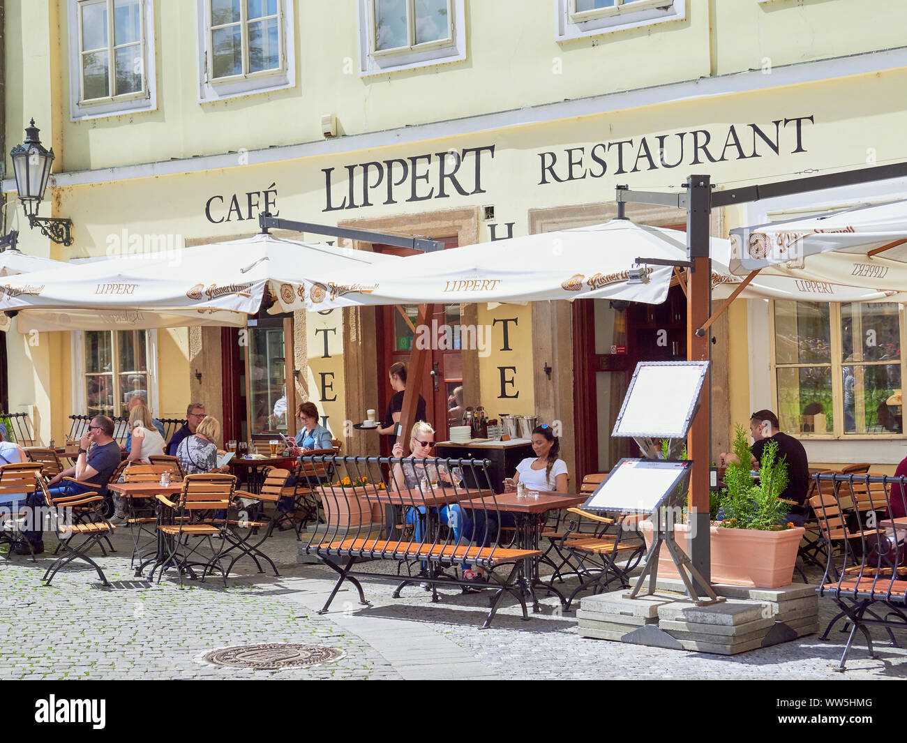 Old Town Square Restaurant Prague High Resolution Stock Photography and