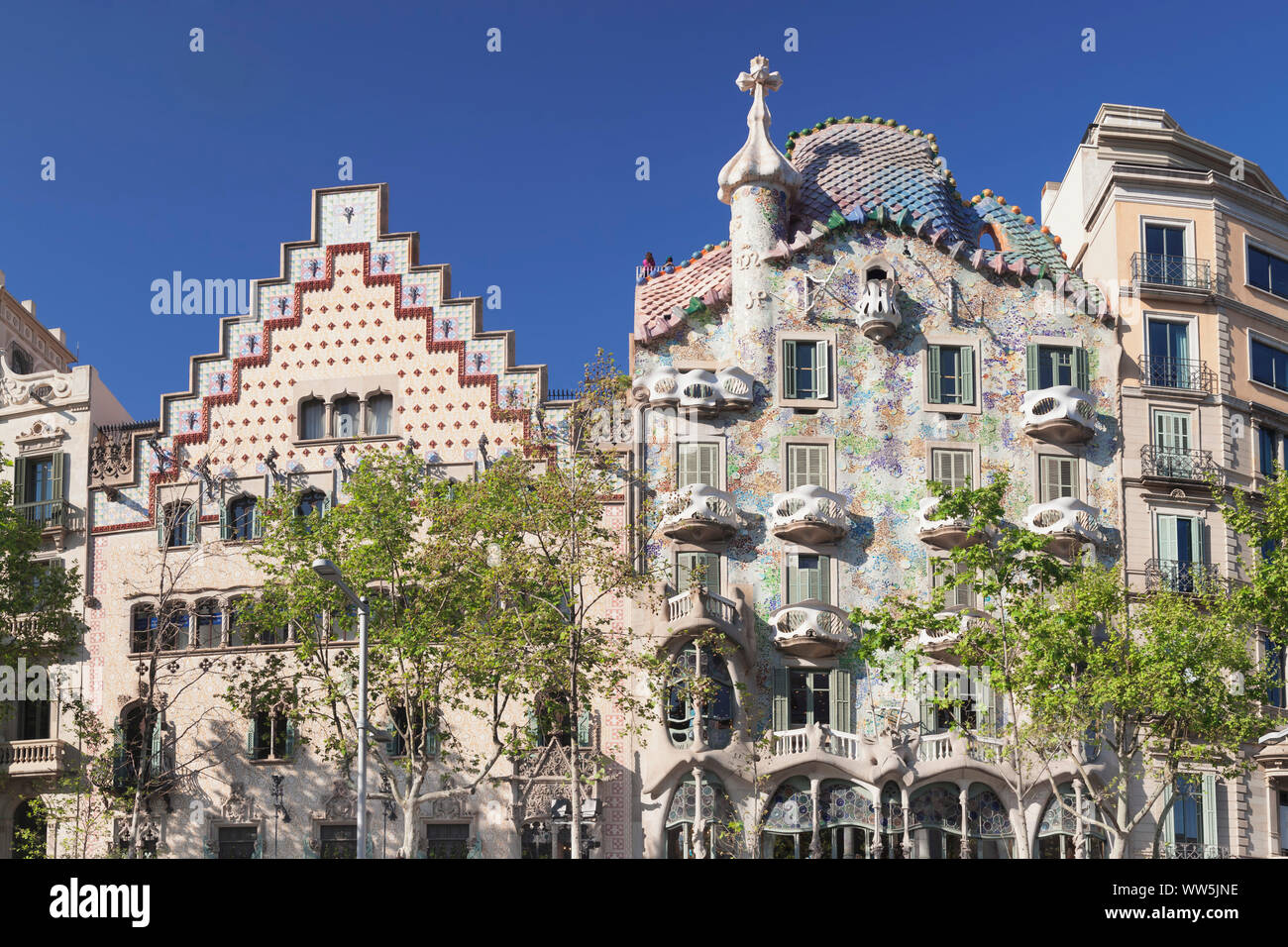 Casa Batllo, UNESCO world cultural heritage, architect Antoni Gaudi ...