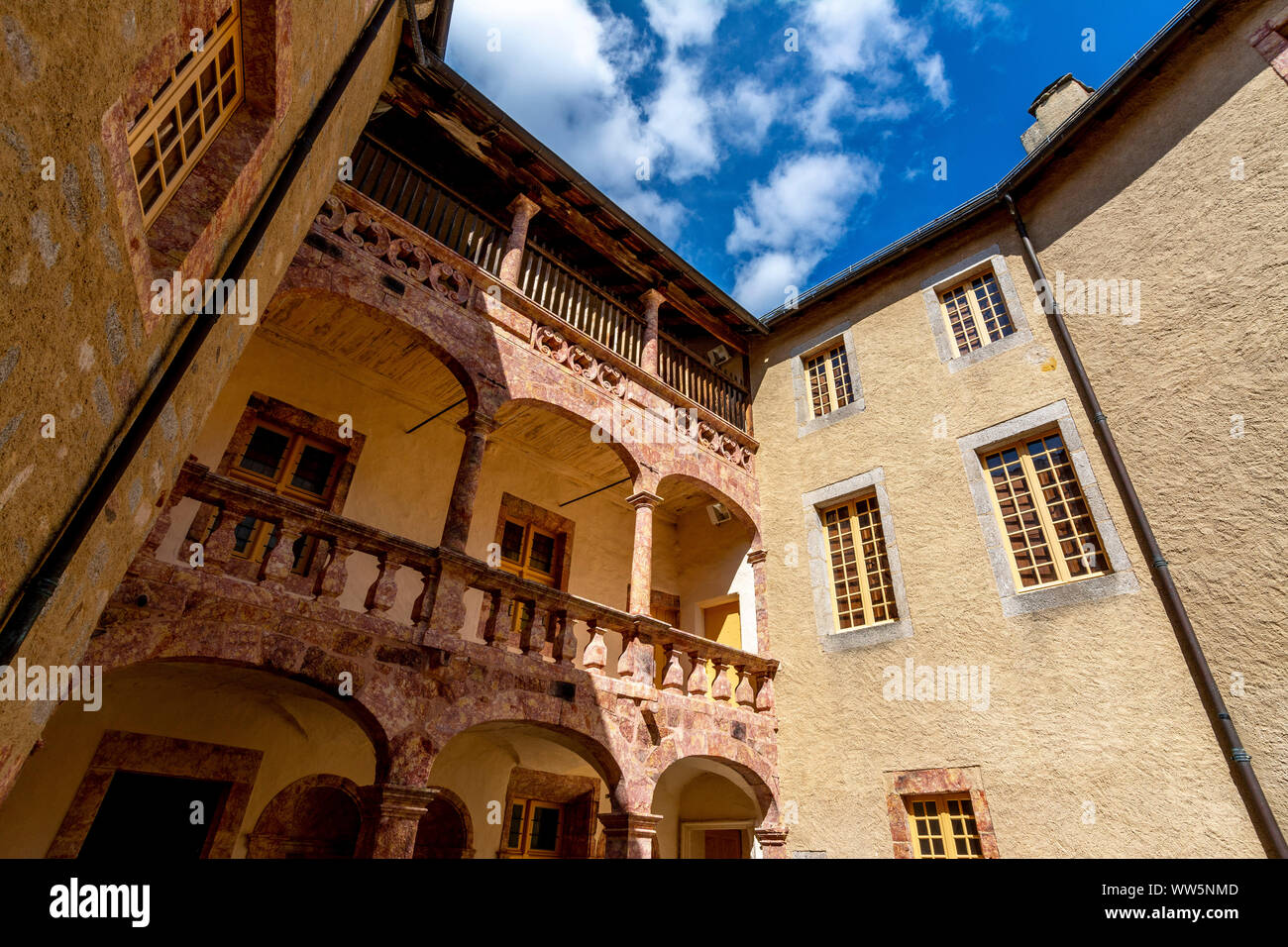 Castle of SaintAlban, SaintAlban sur Limagnole, Way of St. James